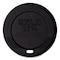 Eco-Products EcoLid 25% Recy Content Hot Cup Lid, Black, F/10-20oz, PK1000 EP-HL16-BR - alternate 3